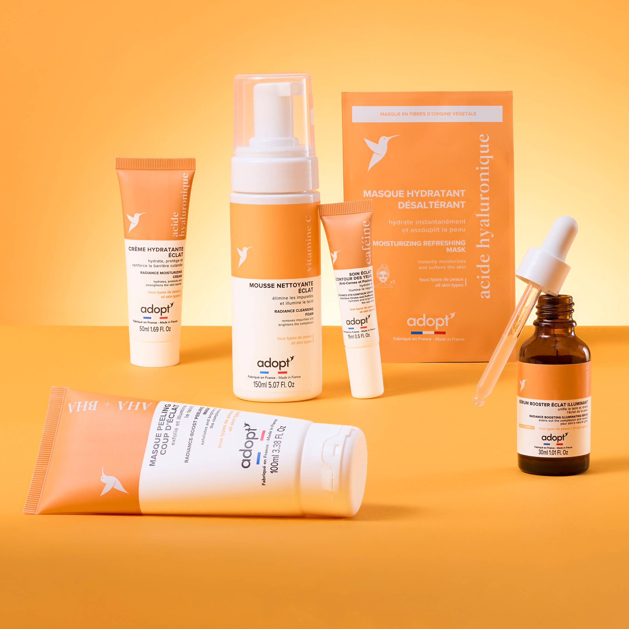 Hydratation & EclatMASQUE HYDRATANT DÉSALTÉRANTà l'acide hyaluronique x1