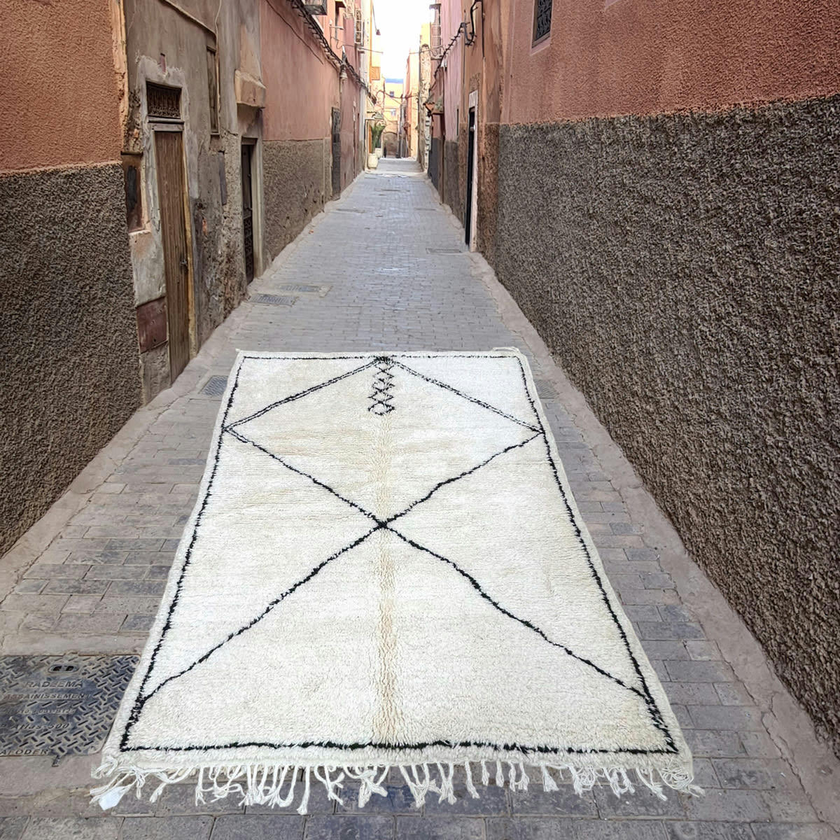 BERBERE - Tapis berbère original marocain 150x250