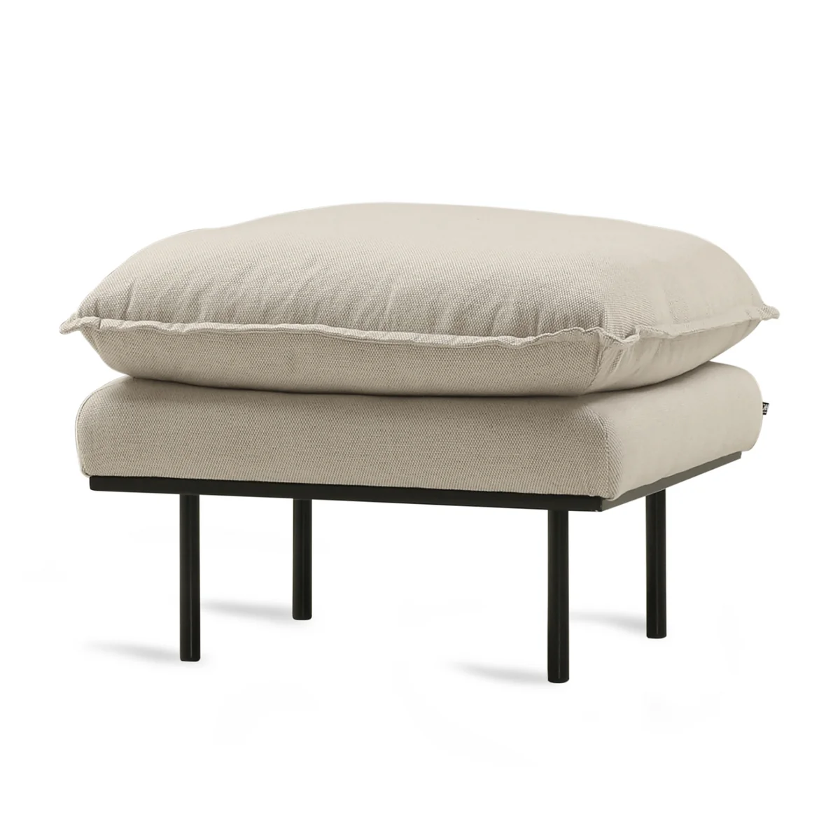 HKliving - Retro Hocker, beige