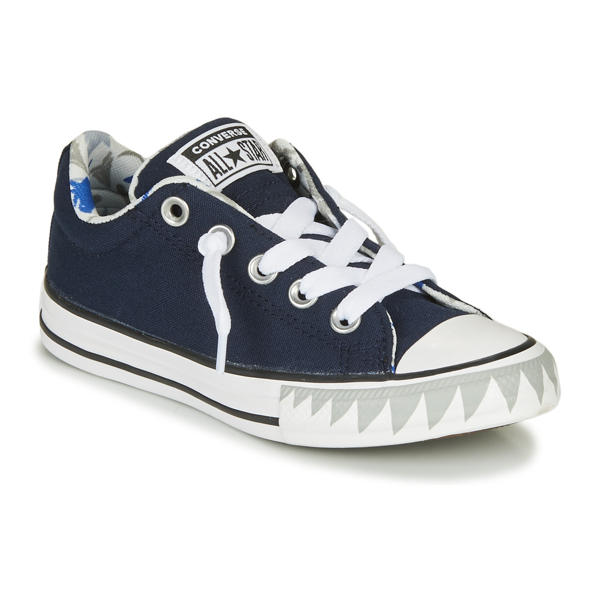 Converse - CHUCK TAYLOR ALL STAR STREET SHARK BITE SLIP-ON - SLIP - Navy