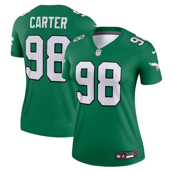 Jalen Carter Philadelphia Eagles Nike Women's Legend Jersey - Kelly Green