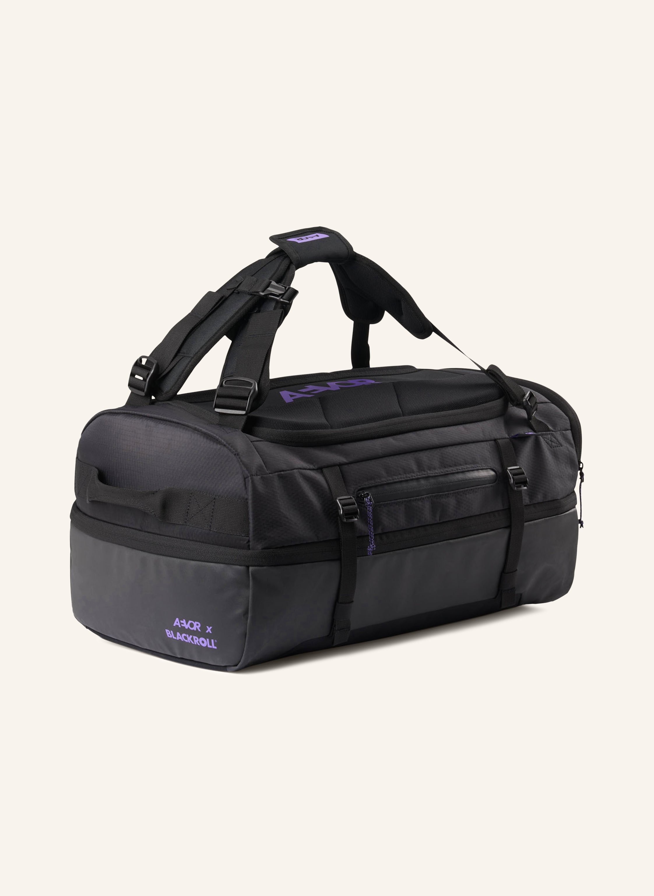 AEVOR Set: Sporttasche BLACKROLL und Faszienrolle BLACKROLL TWIN