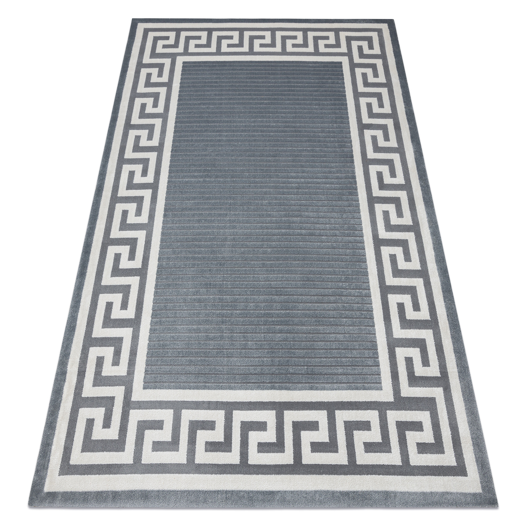Dywan PEARL 51327F szary - Ramka, grecki ekskluzywny, 154x230 cm