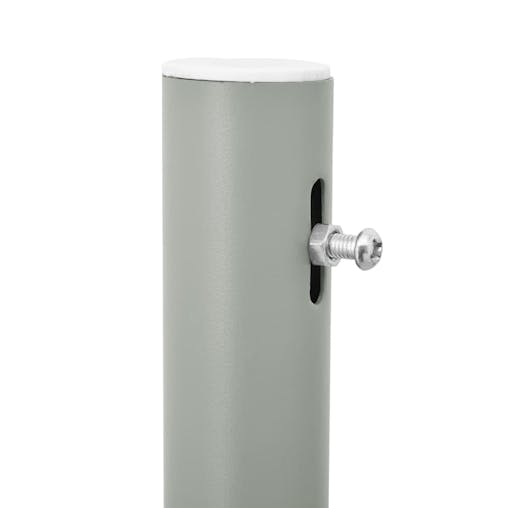 NNEVL Patio Retractable Side Awning 120x500 cm Grey