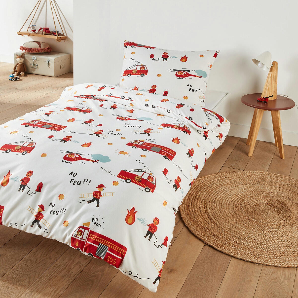 Parure de lit microfibre recyclée taie rectangle,