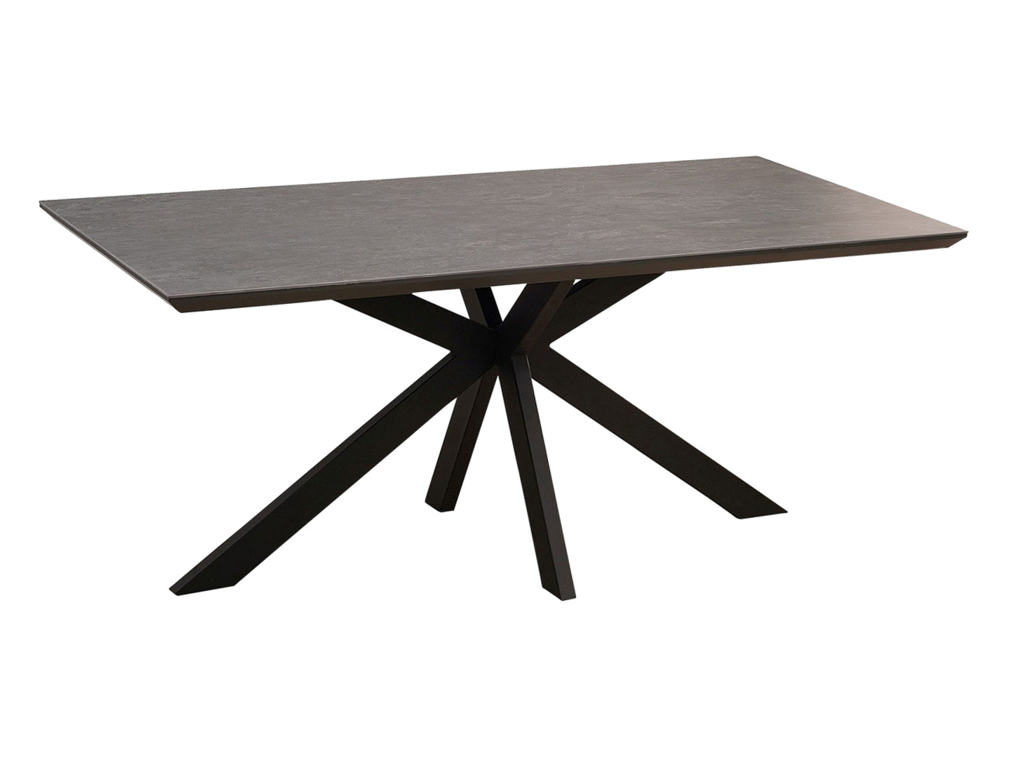 Stół Steve 180x90 czarny z ceramicznym blatem
