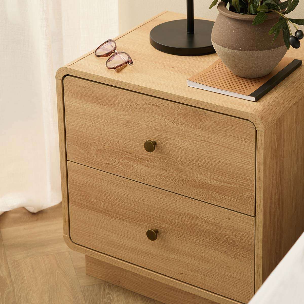 McKenna Bedside Table - Natural
