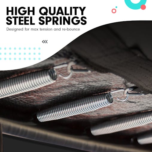 NNEDPE Kahuna Mini 4.5ft Trampoline Blue Pink