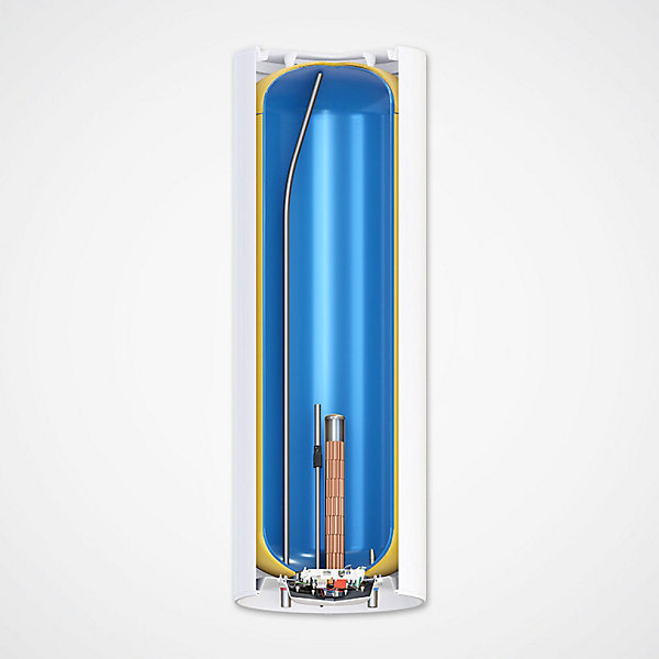 Chauffe-eau électrique vertical mural 100 L ZENEO ACI hybride compact - ATLANTIC - 156211