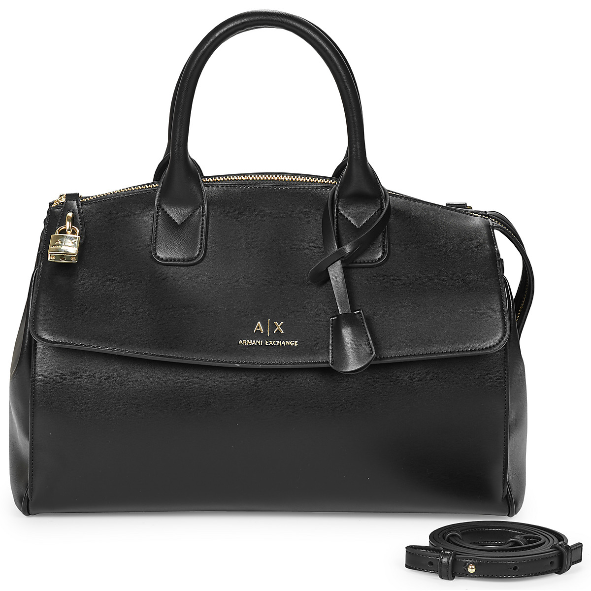 Armani Exchange - JANE CANVAS TOTE L - Black