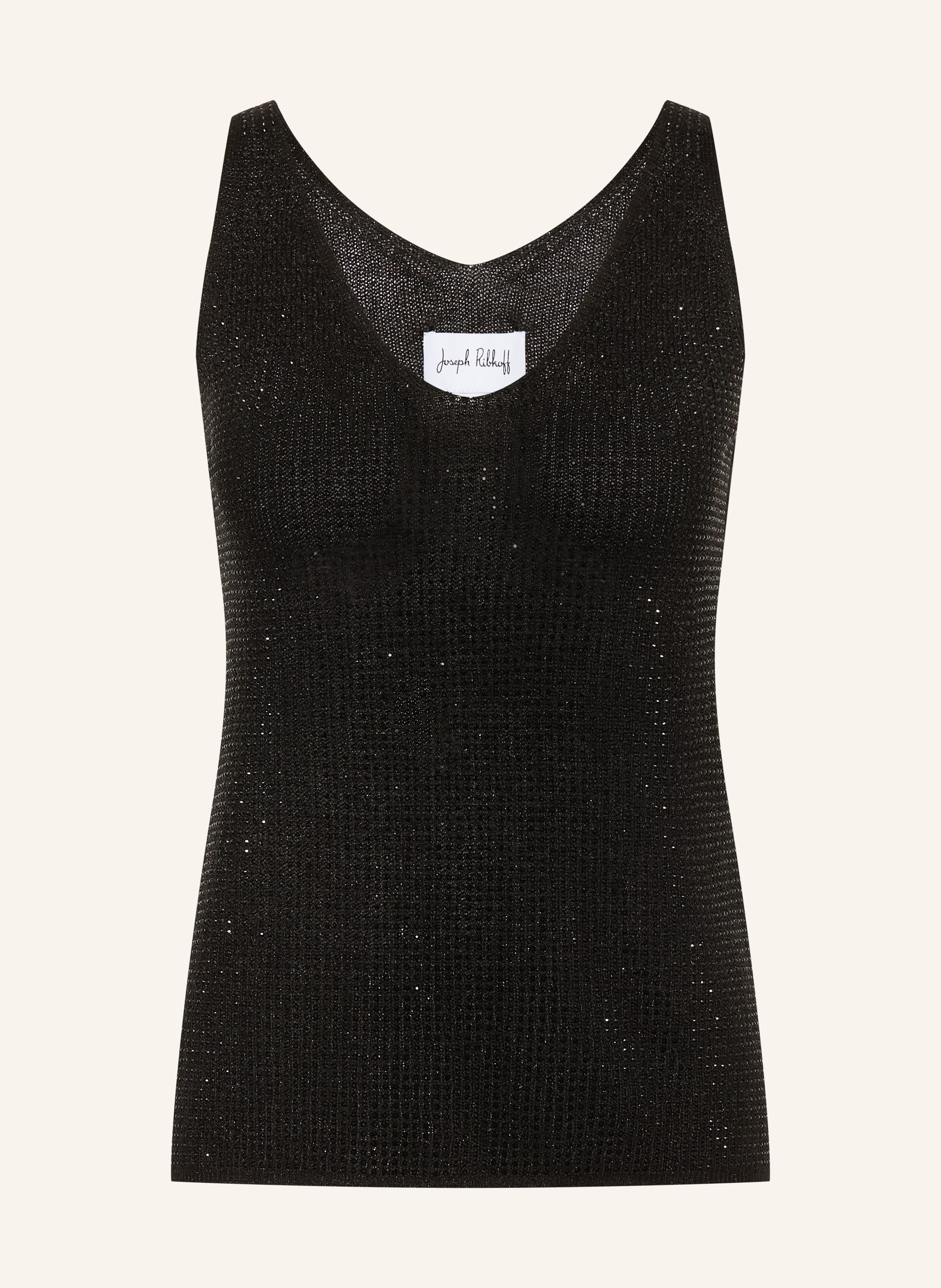 Joseph Ribkoff Stricktop mit Schmucksteinen und Glitzergarn
