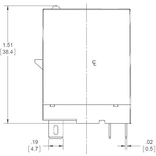 Crydom ED24D5R relais à semi-conducteurs enfichable NO SPST 5 A, montage rail DIN/CI, UL 508