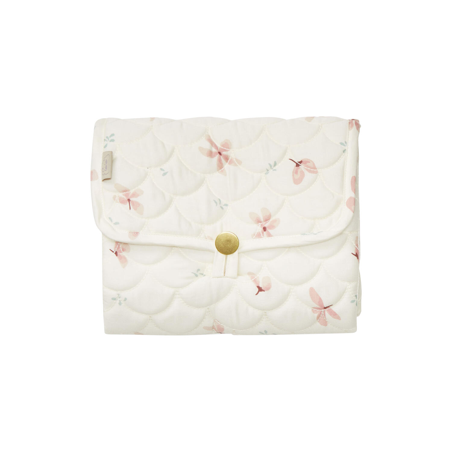 Quiltet pusleunderlag, windflower creme