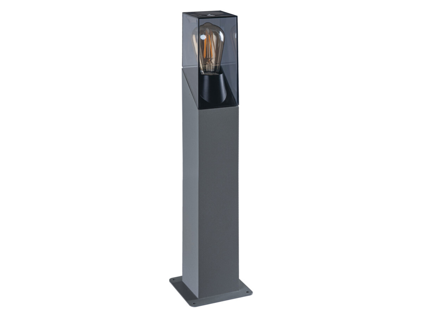 Słupek ogrodowy Laven aluminiowy 80 cm szary