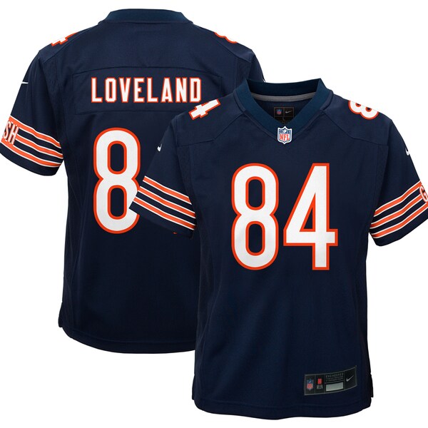 Colston Loveland Chicago Bears Nike Youth Team Game Jersey - Navy