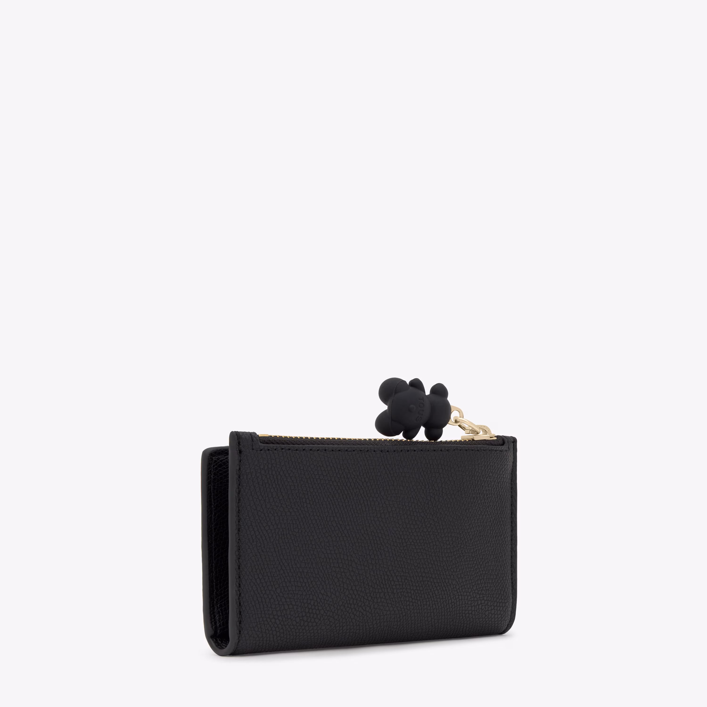 Cartera pequeña negra TOUS Back to basics