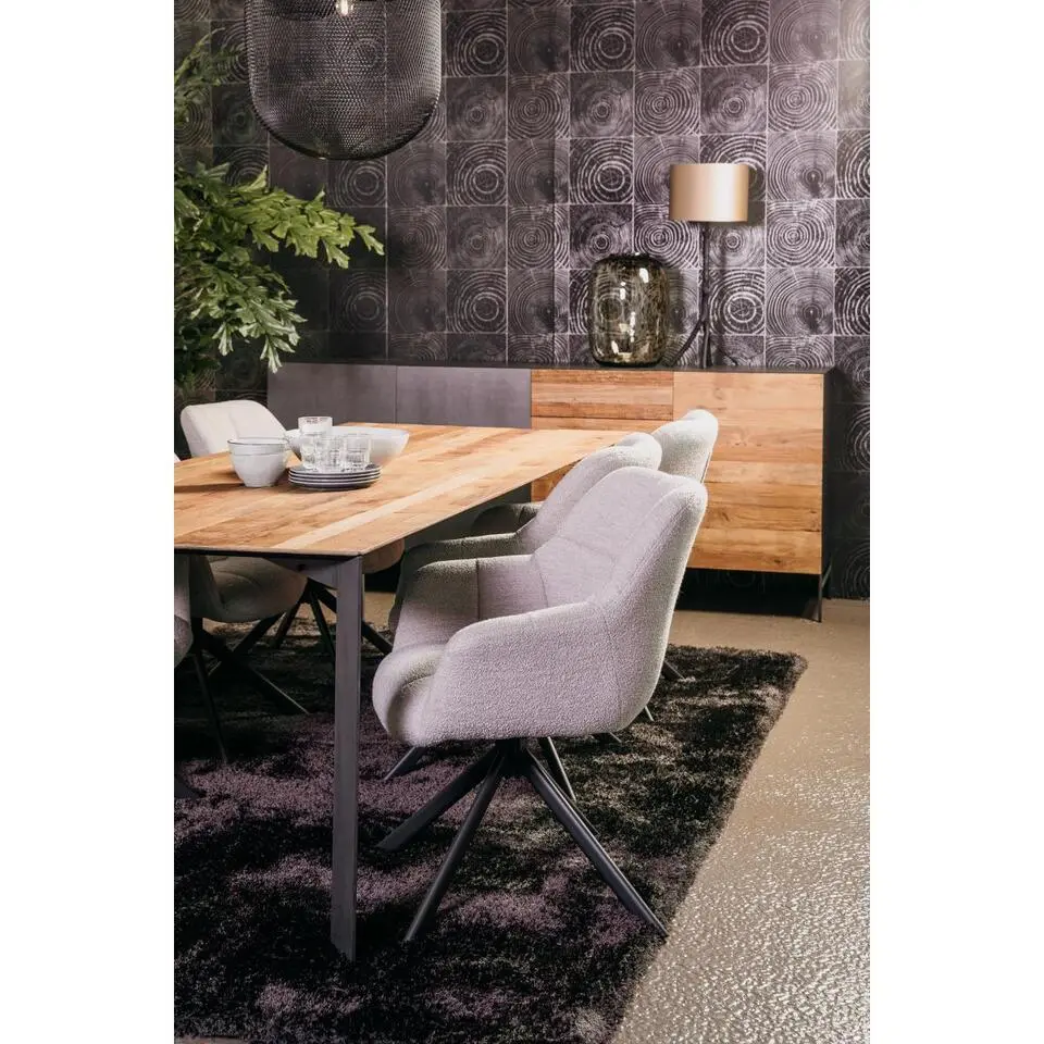 Tower Living - Pandora eettafel - 180 cm - bruin