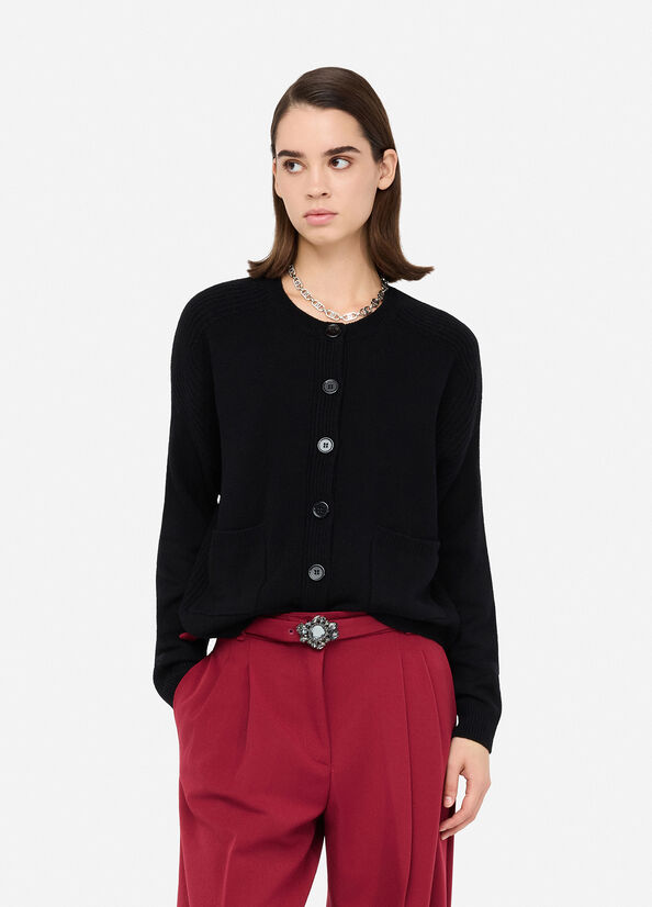 Cardigan 100% lana