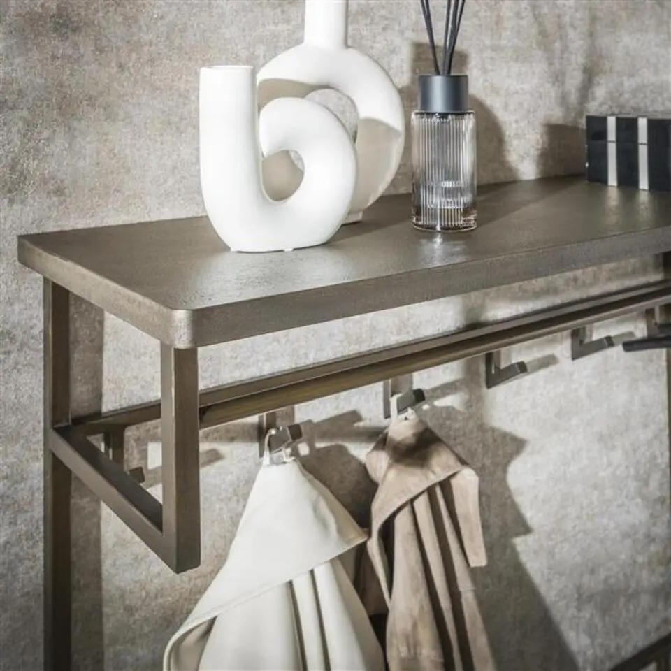 Hoyz Collection - Kapstok Ferro Hoog 12 Haken - Brons Antiek