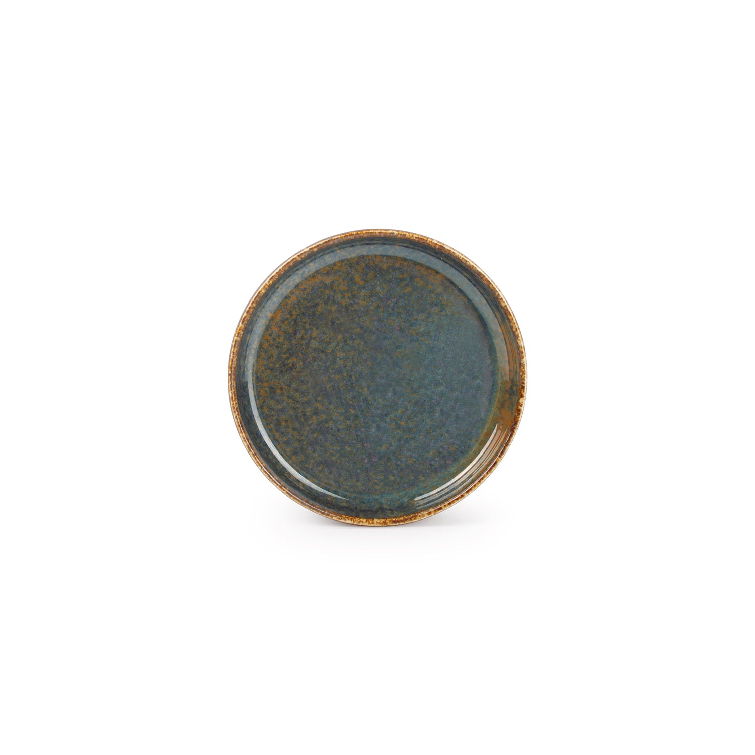Bonbistro - Plat bord 13,5cm groen Pila - Set van 4