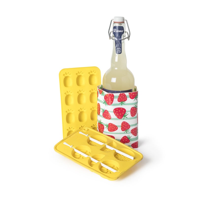 Ijsblokjesvorm citroen - voor 6 ijsblokjes