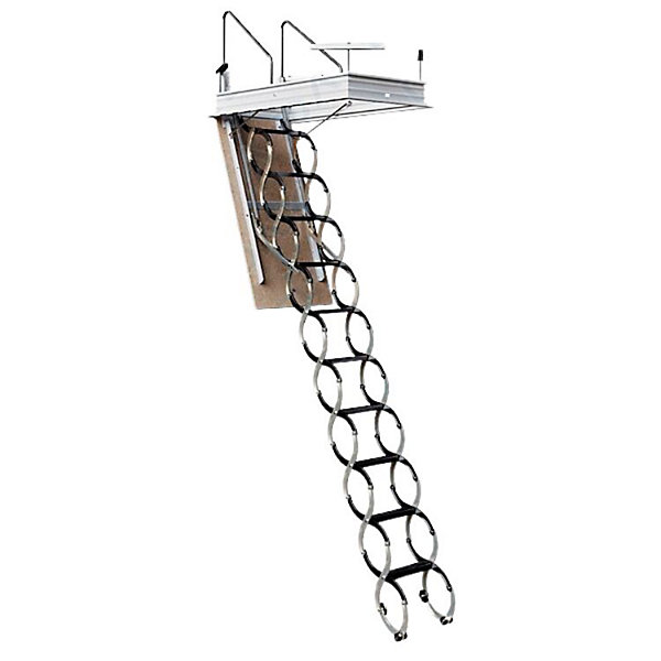 échelle de grenier escamotable manuelle 60x120 cm Hauteur 300 cm
