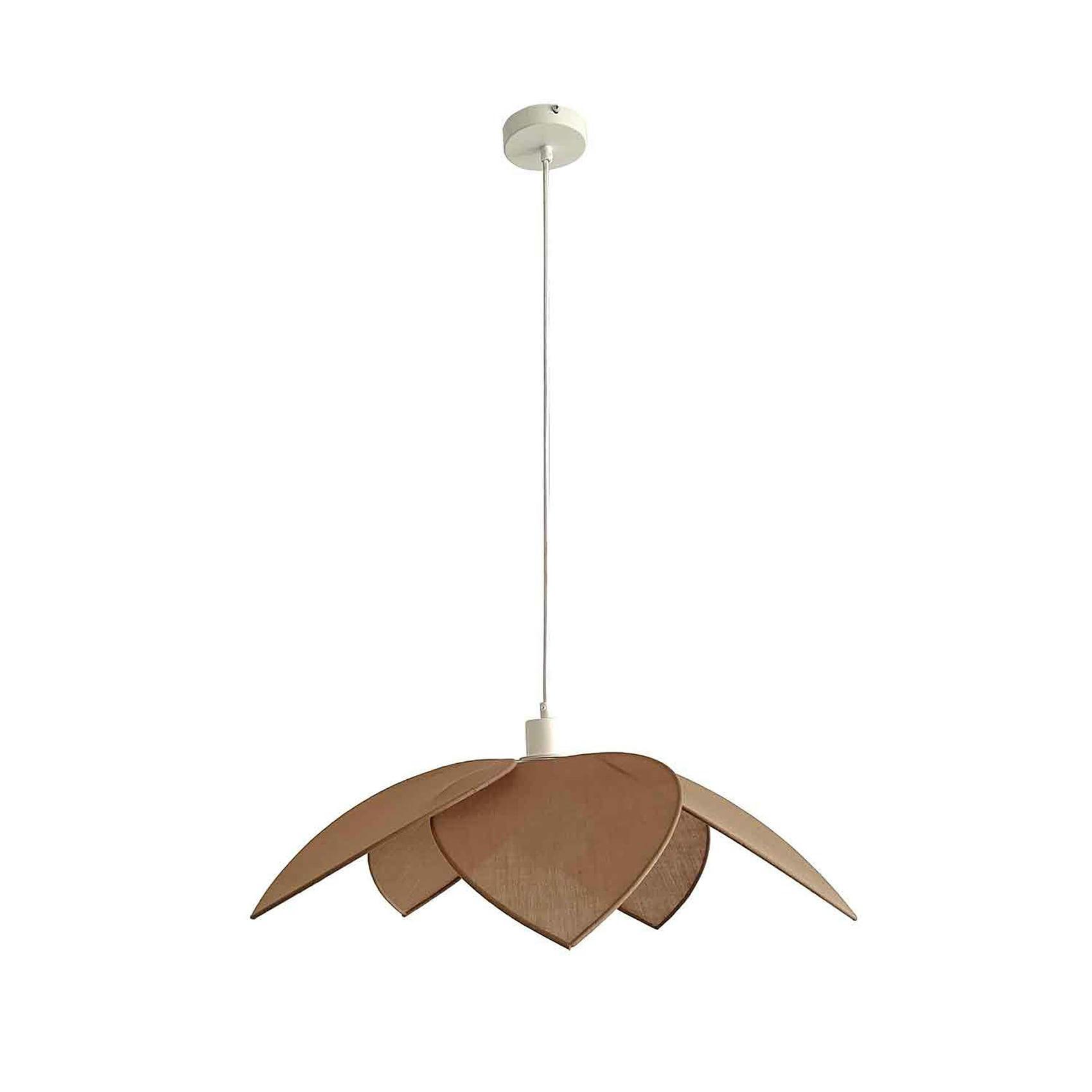 - Suspension pétales de fleur coton taupe 58 cm