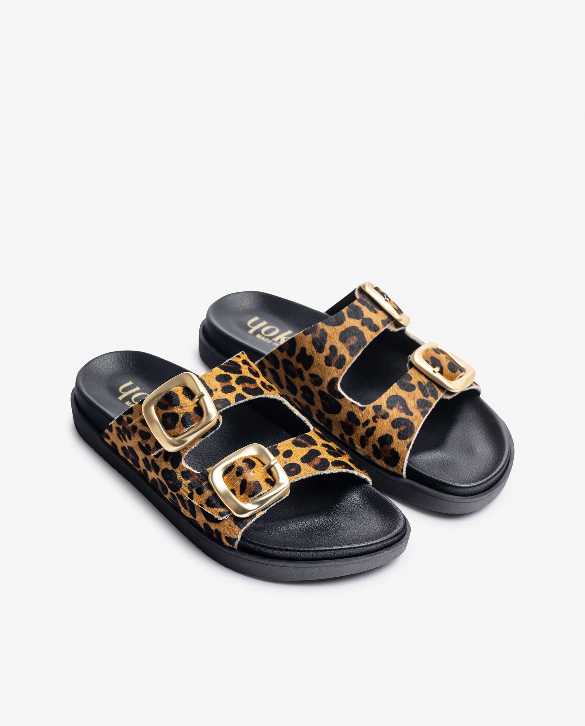 Sandalia plana MORENA-711 leopardo