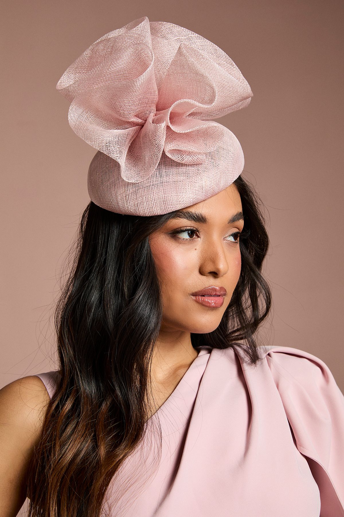 Coast Lisa Tan Ruffle Detail Fascinator