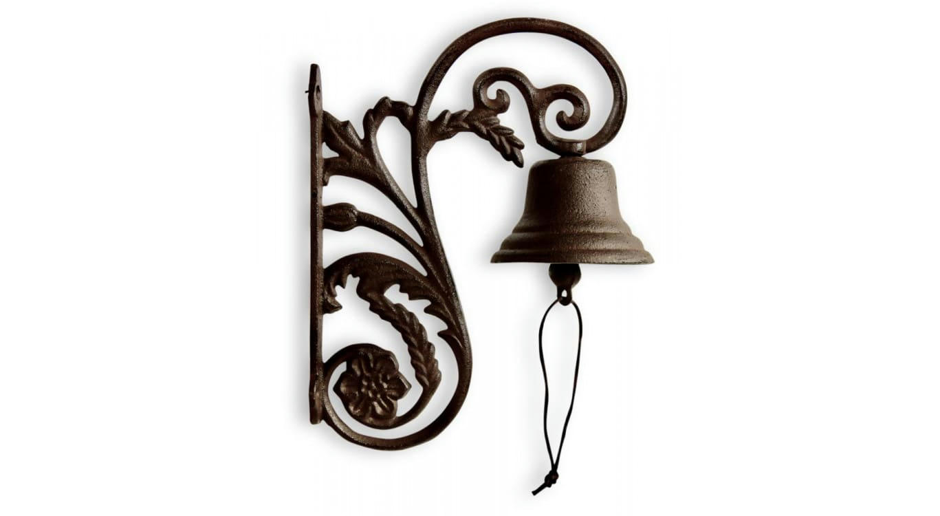 - Cloche Fonte Marron 20.5x10x26cm