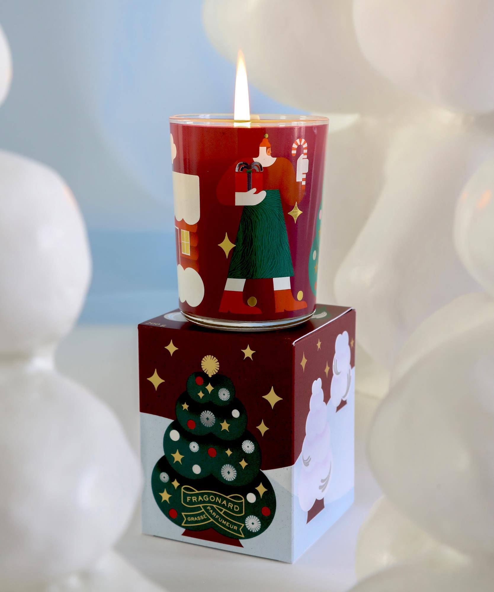 Cette Nuit Là - Bougie en étui - Pot en verre décoré