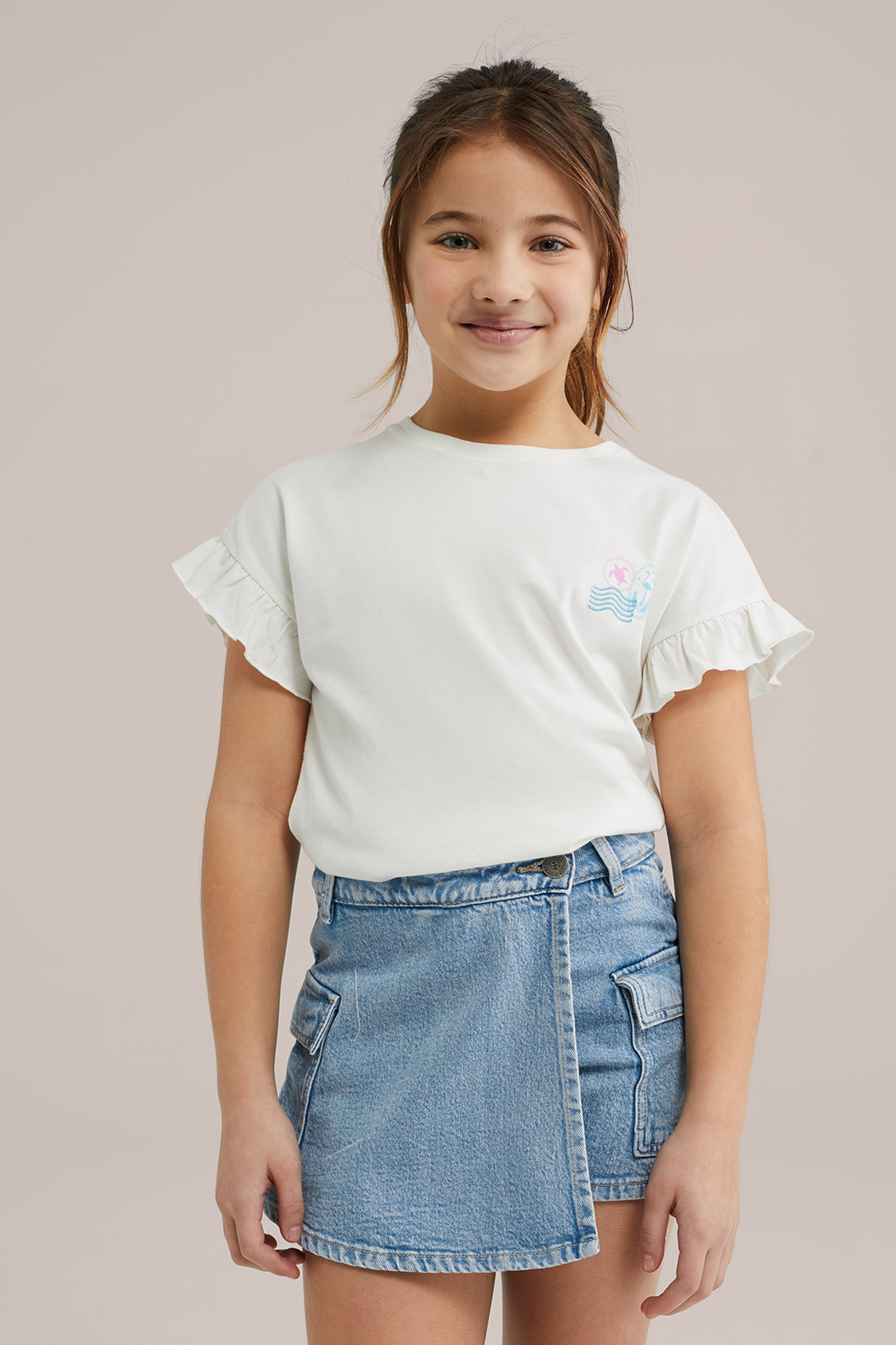 Meisjes T-shirt met opdruk