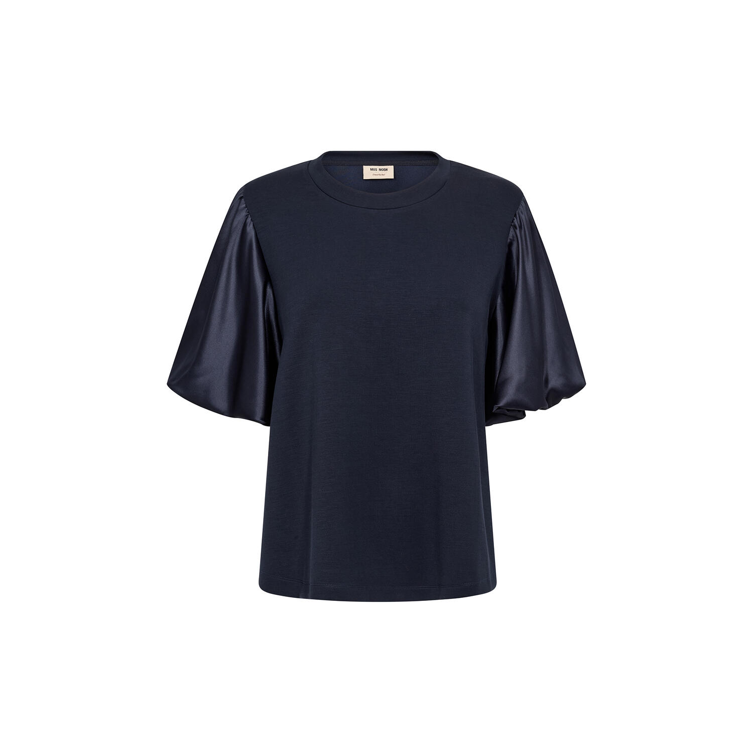MMDuba O-SS Satin Sweatshirt, salute navy