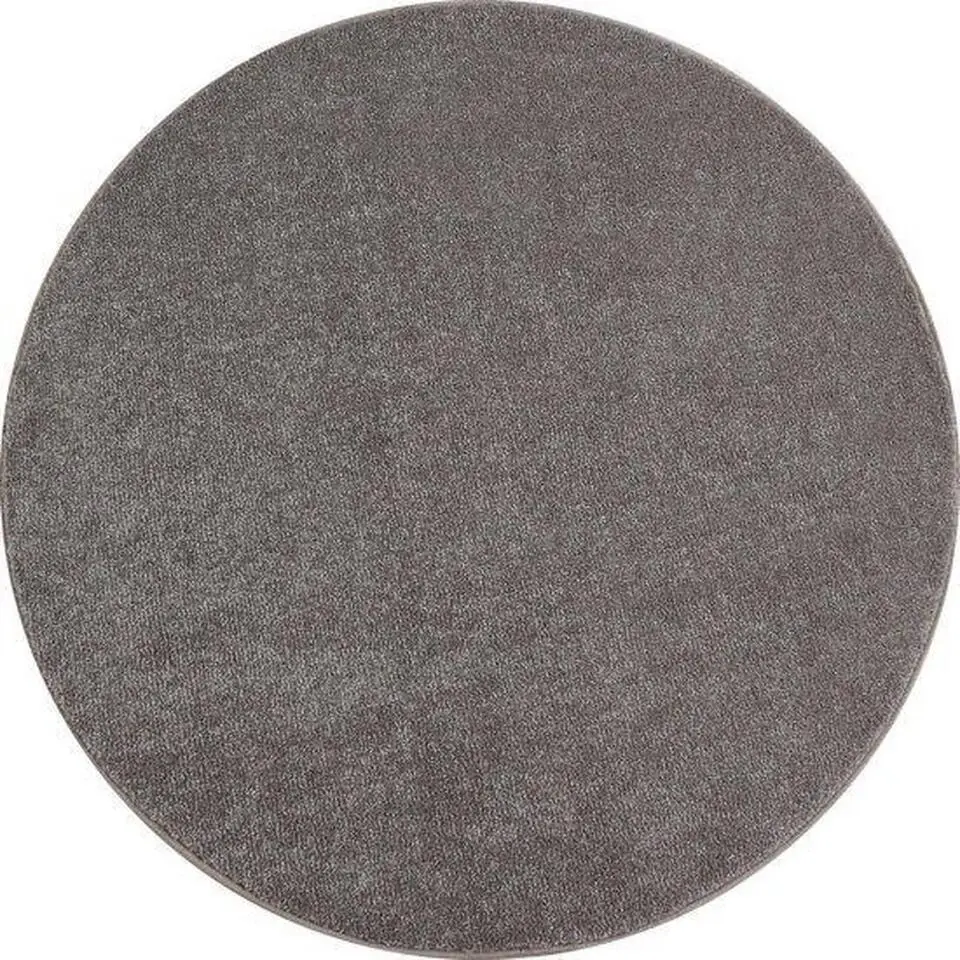 Basics Effen Rond Vloerkleed Beige Laagpolig - 160 CM ROND