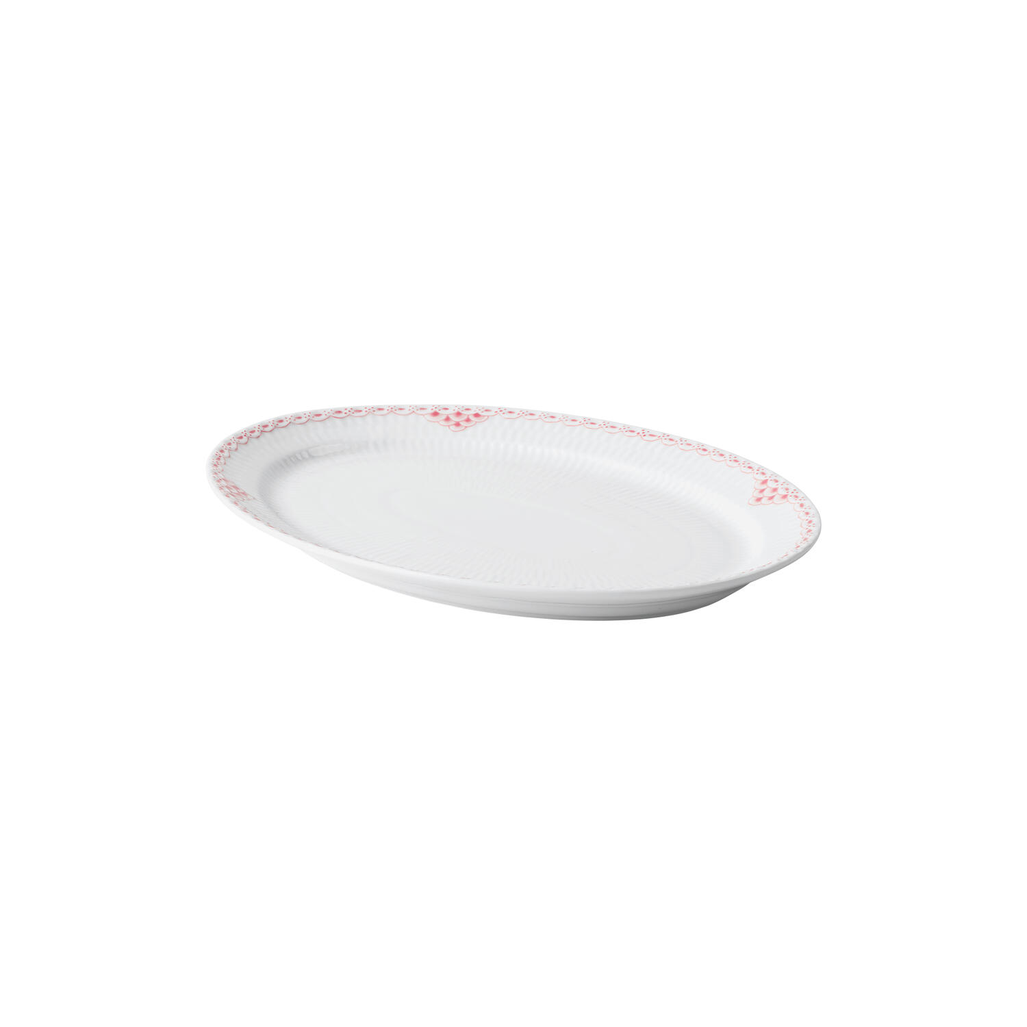 Koral Riflet Blonde fad ovalt 28 cm
