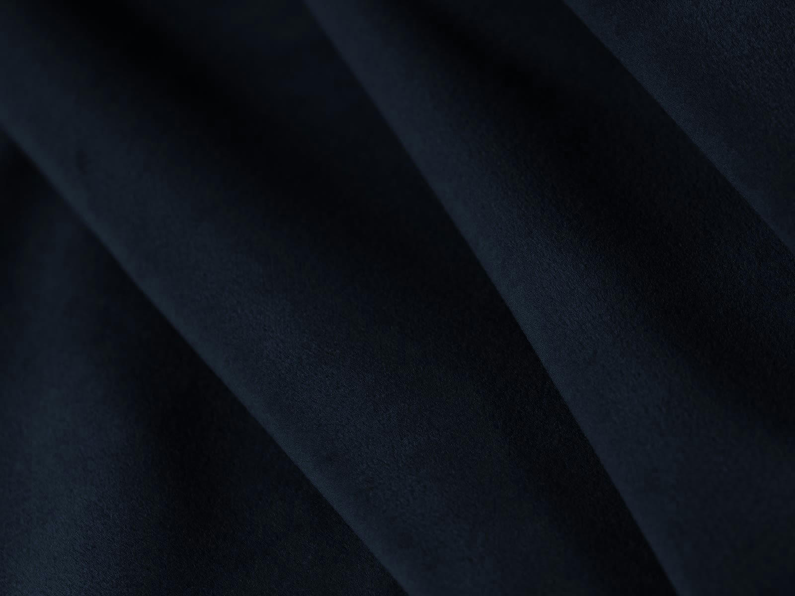 KAELLE - Canapé d'angle gauche 5 places en tissu velours bleu roi