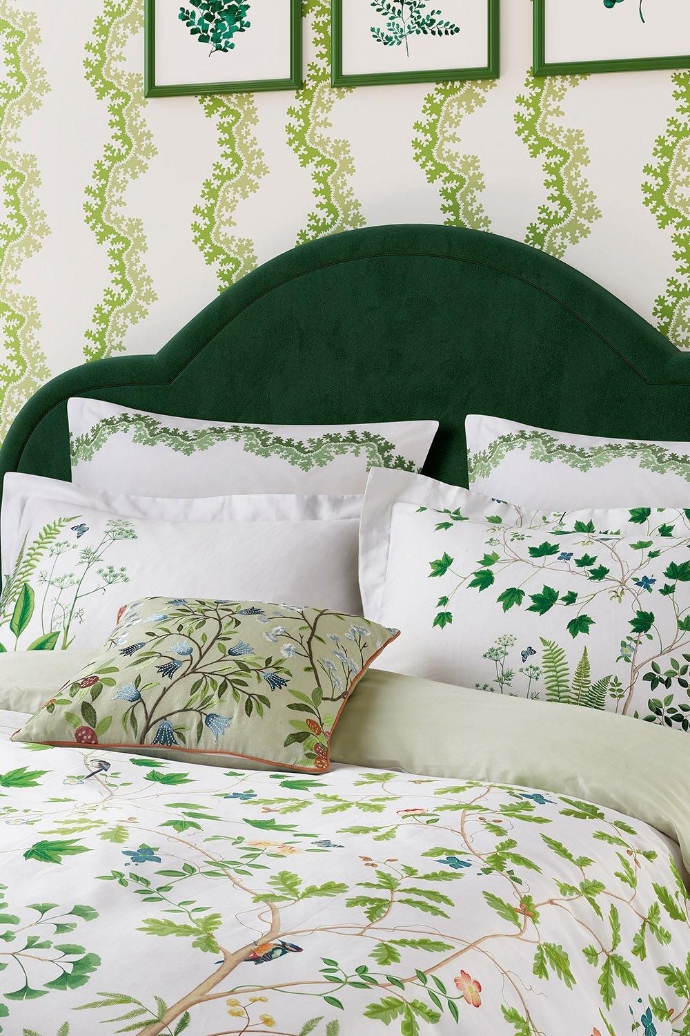 Sanderson Sycamore & Oak' Cotton Sateen Duvet Cover Set