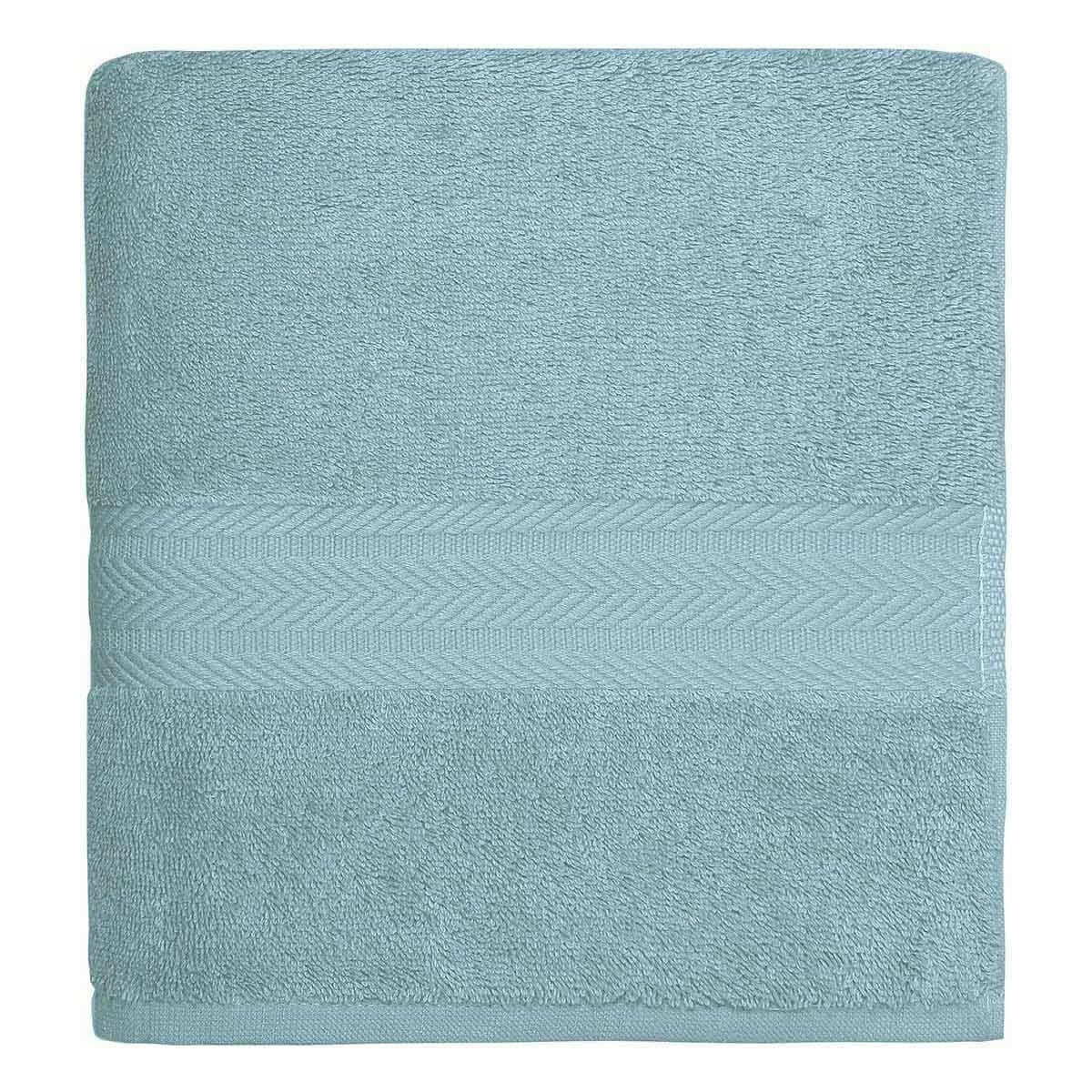 LUXURY - Serviette de toilette 550 gr/m²  bleu arctic 50x100 cm