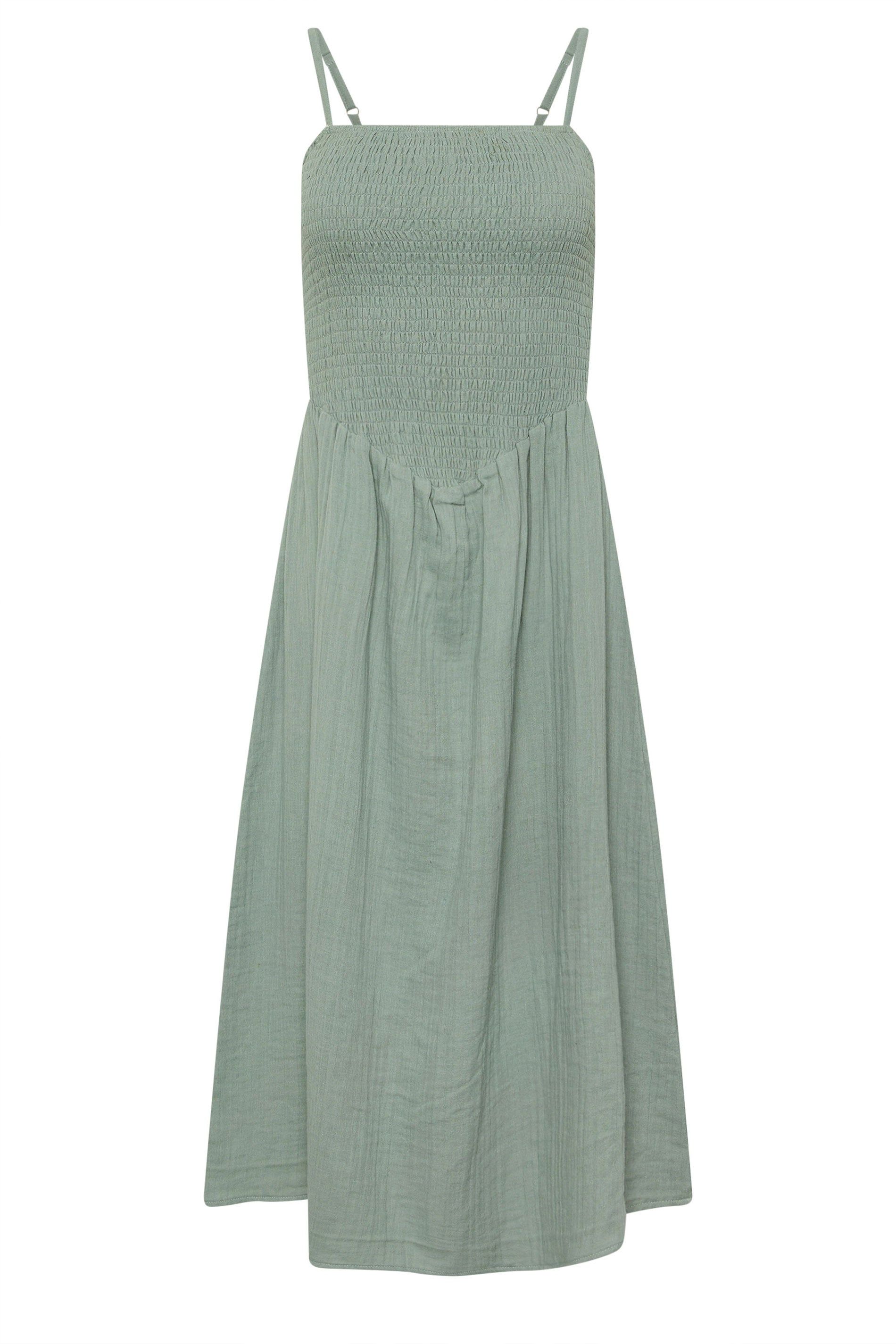 PixieGirl Petite Cheesecloth Midi Dress