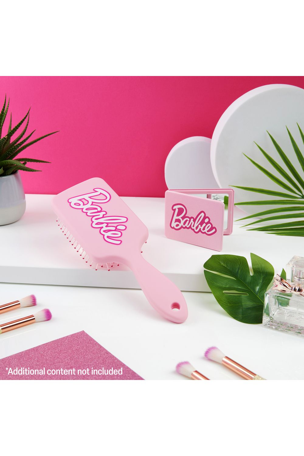 Barbie Hair Brush and Mirror Set