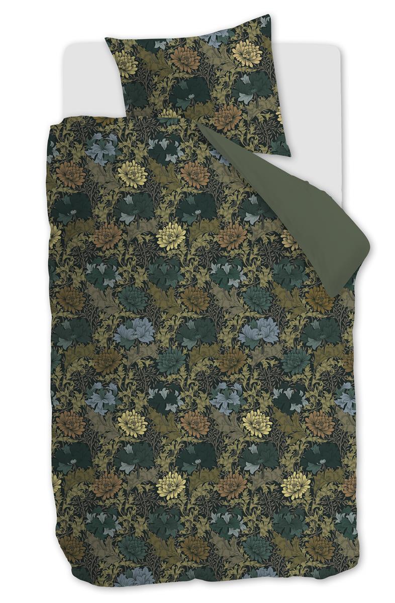 At Home by Beddinghouse Eclectic dekbedovertrek - Eenpersoons - 140x200/220 cm - Blauw Groen