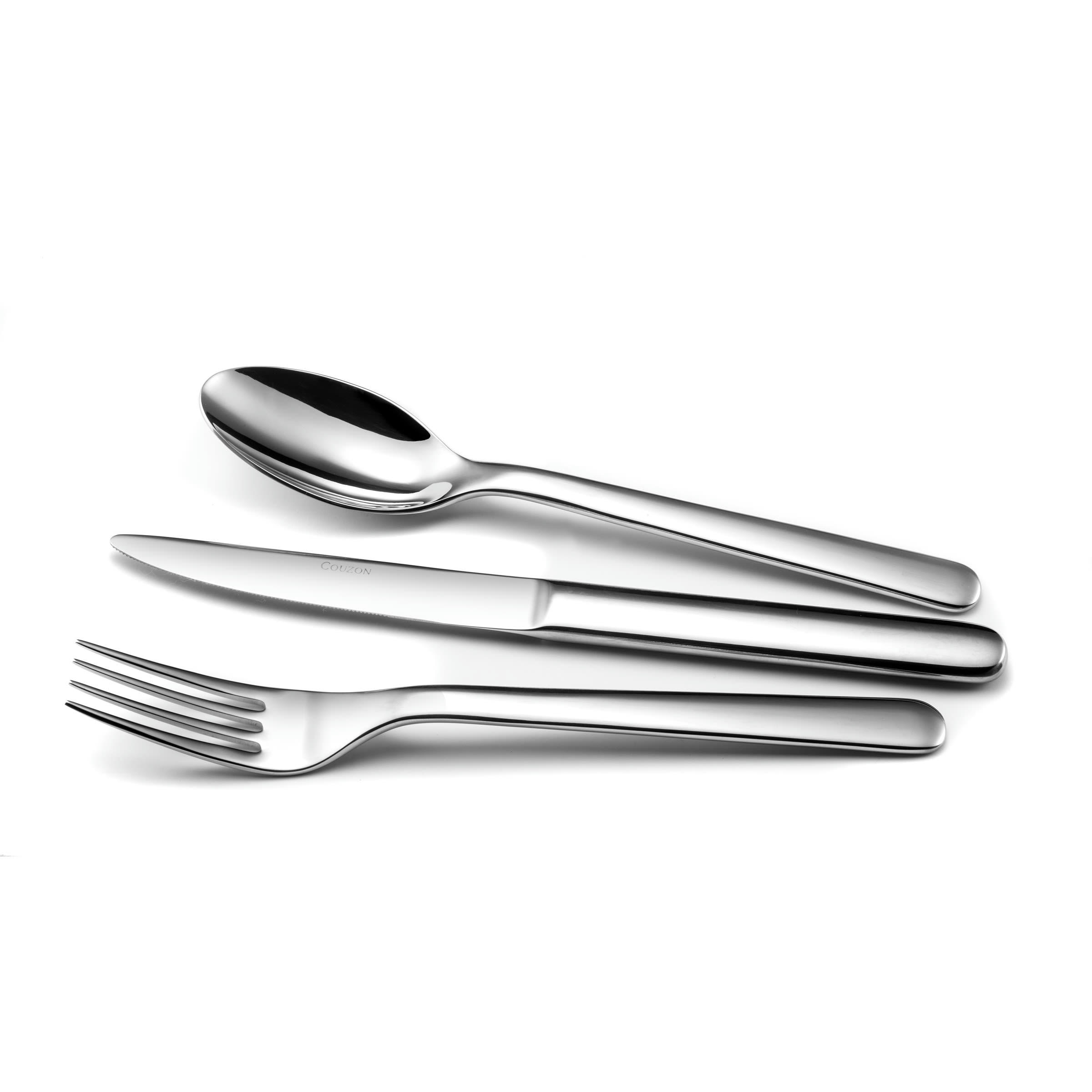 ALKALINE - Couverts entrée, fromage, dessert pour 6 personne en Acier Inoxydable