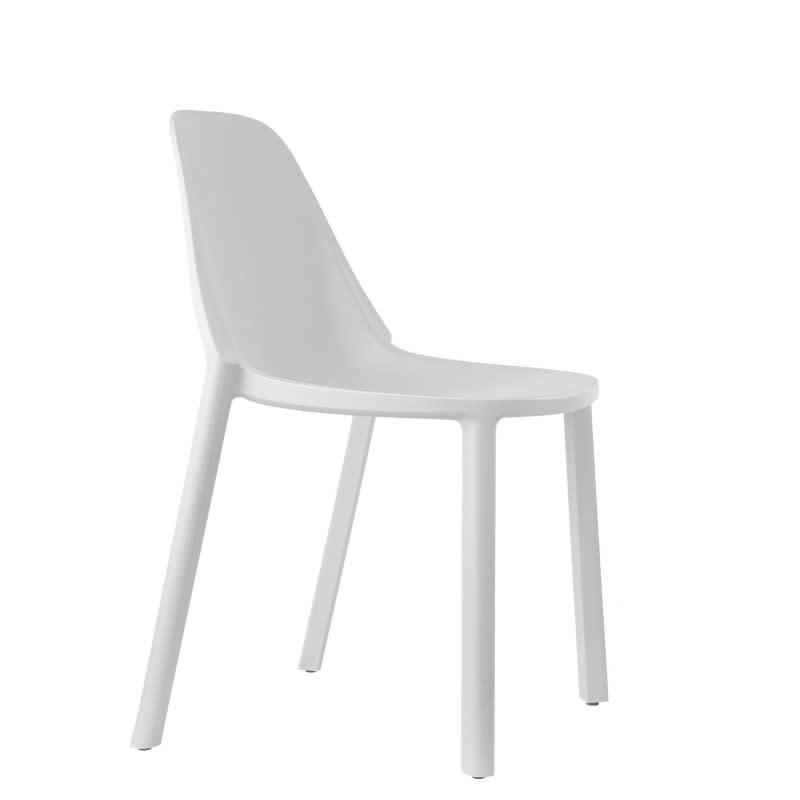 PIU - Chaise design en plastique blanc