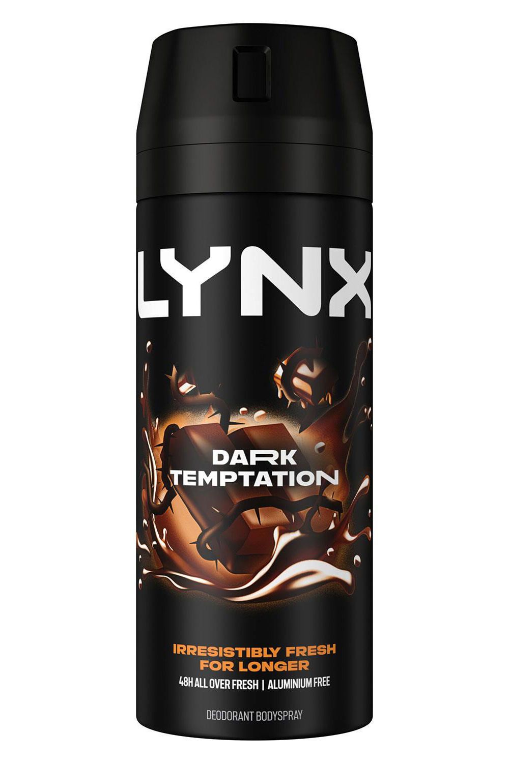 Lynx Dark Temptation Body Spray 48Hrs HD Fragrance 150ml, 18 Pack