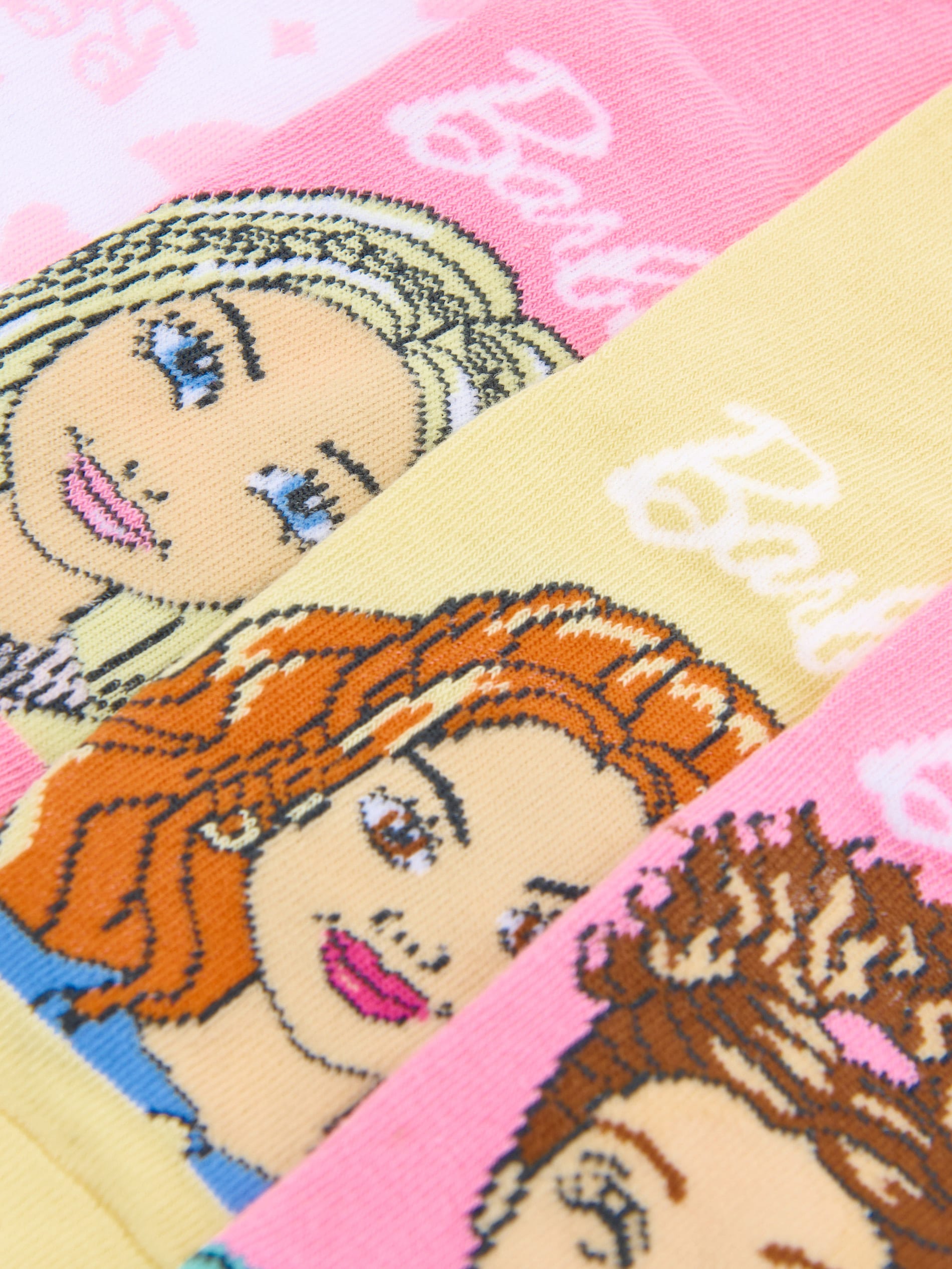 Prążkowane skarpetki 4 pack Barbie