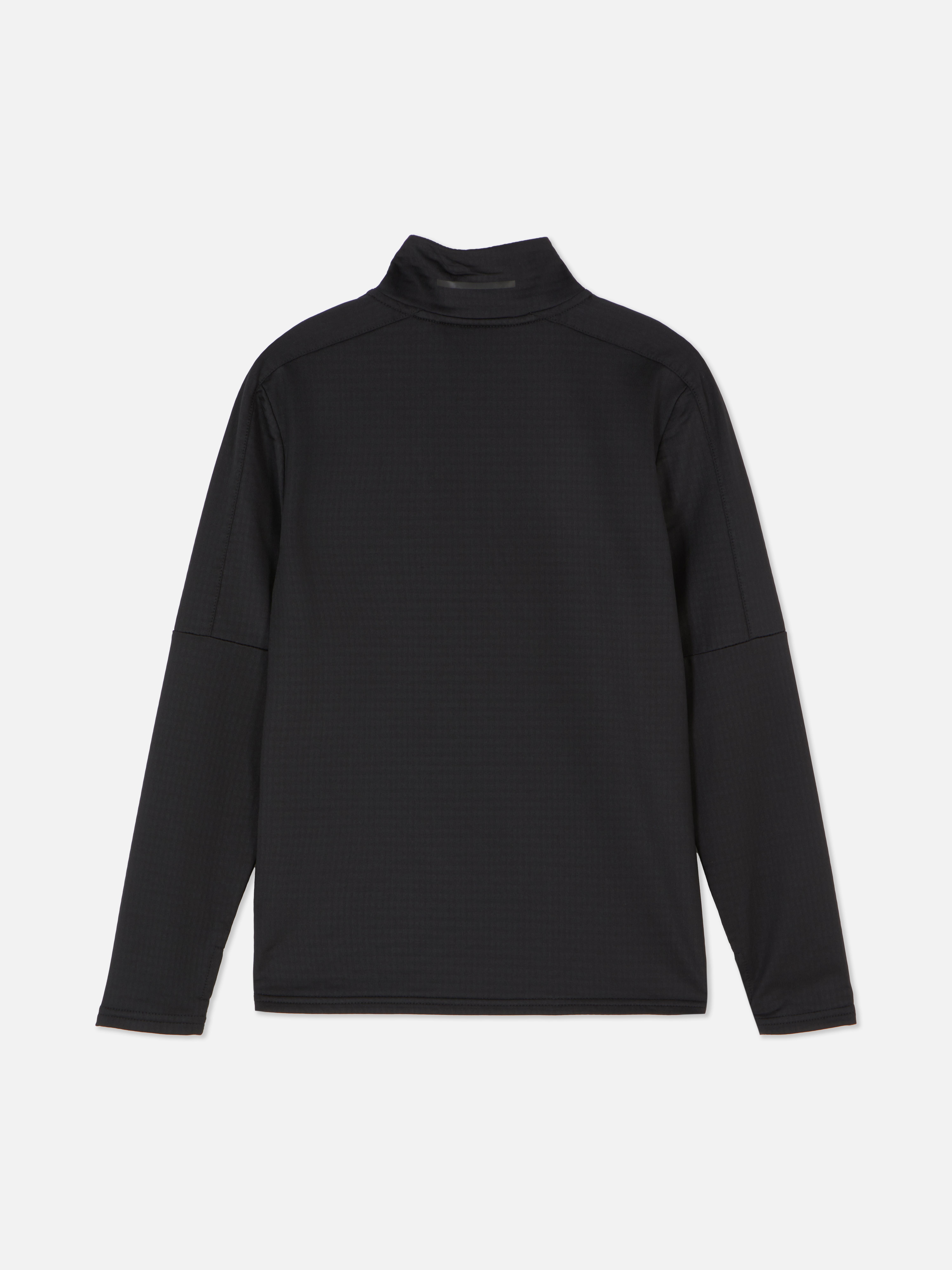 Funnel Neck Half-Zip Sweatshirt