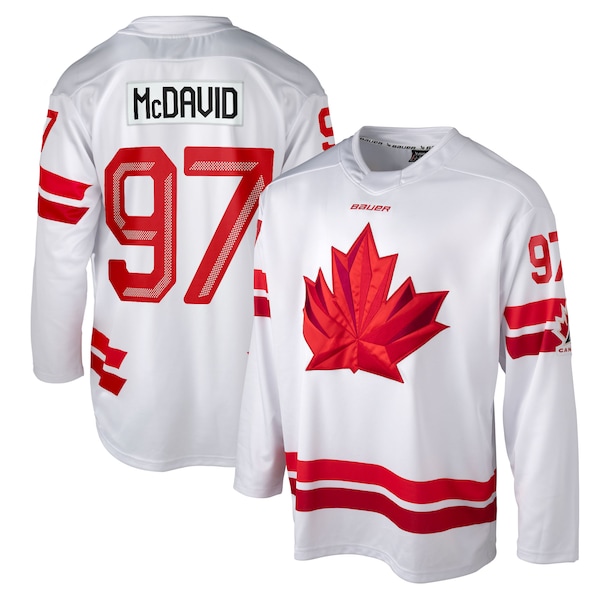 Men's Connor McDavid Hockey Canada 2026 Replica Jersey - White
