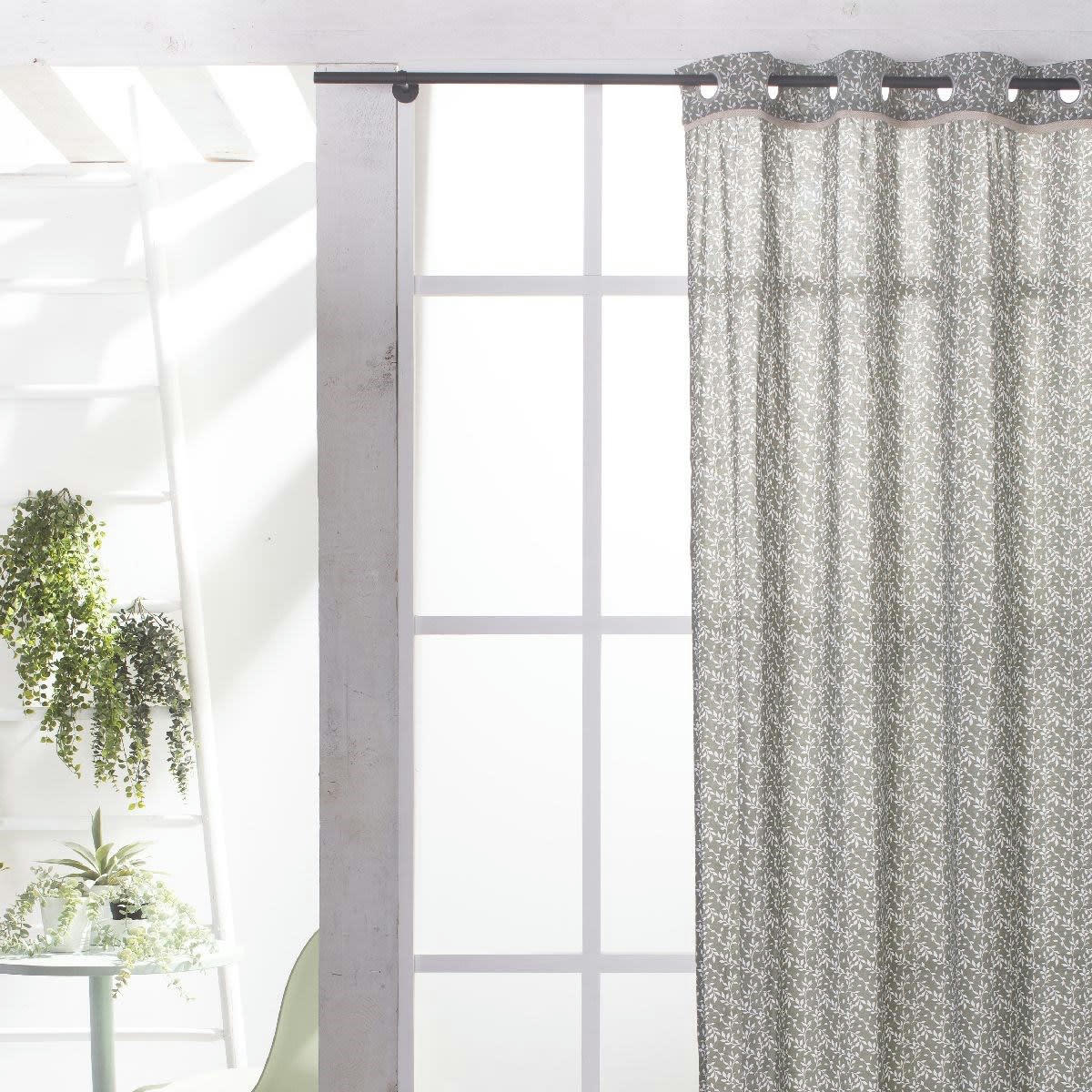 - Rideau en Polyester Vert 140x240 cm