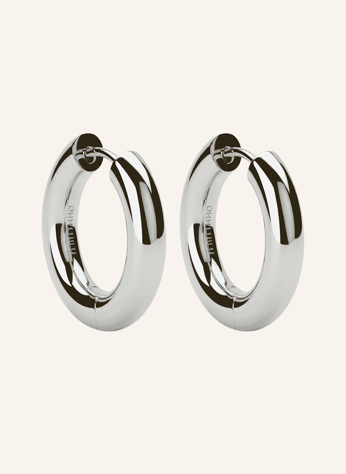 OHH LUILU Creolen MAXI SOLID HOOPS by GLAMBOU