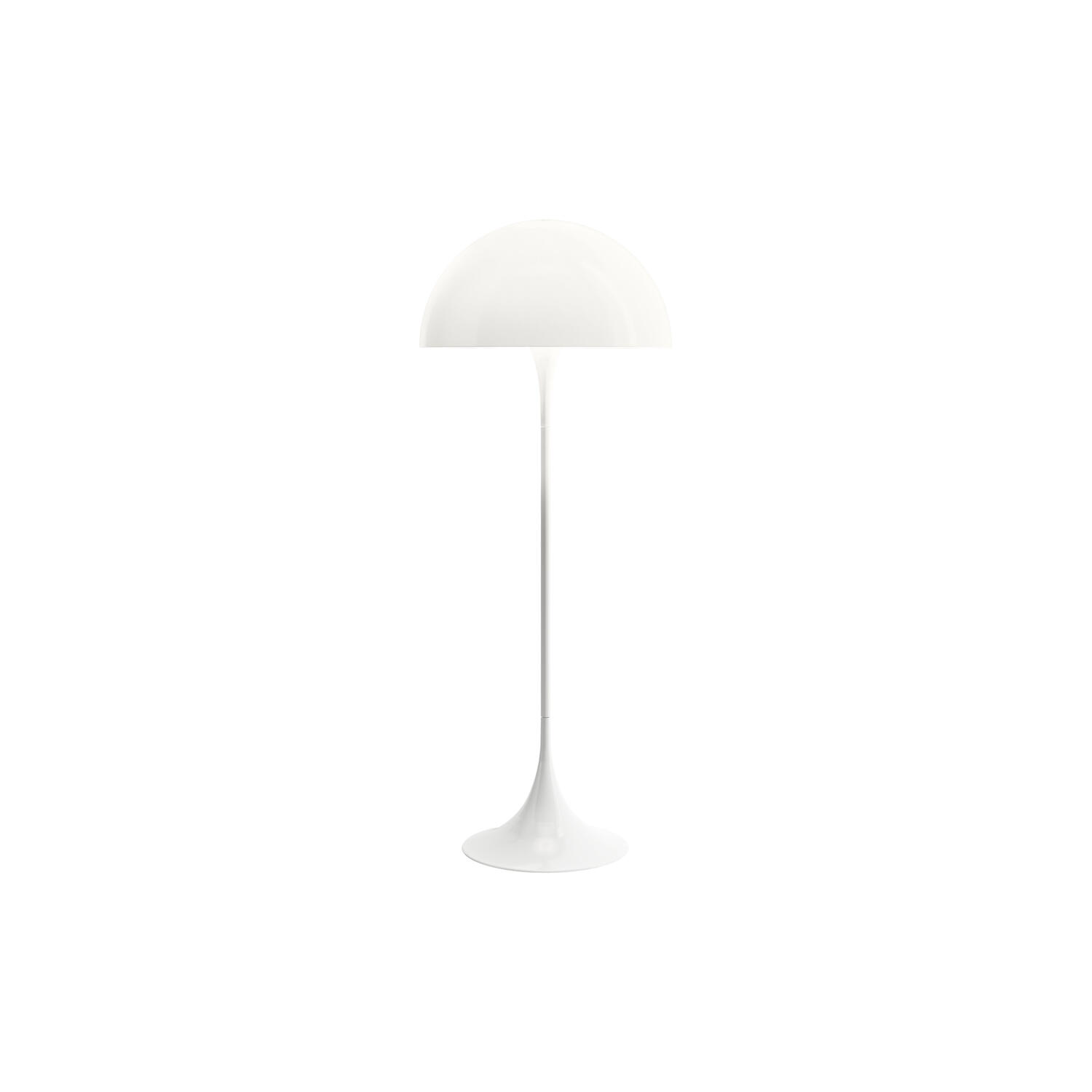 Panthella gulvlampe, hvid